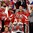 HELSINKI, FINLAND - DECEMBER 28: Fans cheer on Team Canada during preliminary round action at the 2016 IIHF World Junior Championship. (Photo by Matt Zambonin/HHOF-IIHF Images)

